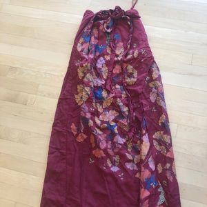Free People Bri Bri Maxi Butterfly Skirt